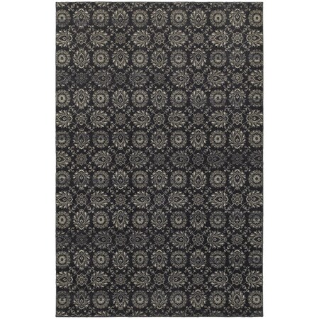Oriental Weavers Area Rugs, Richmond 214H3 12X15 Rectangle - Navy/ Grey-Polypropylene R214H3360450ST